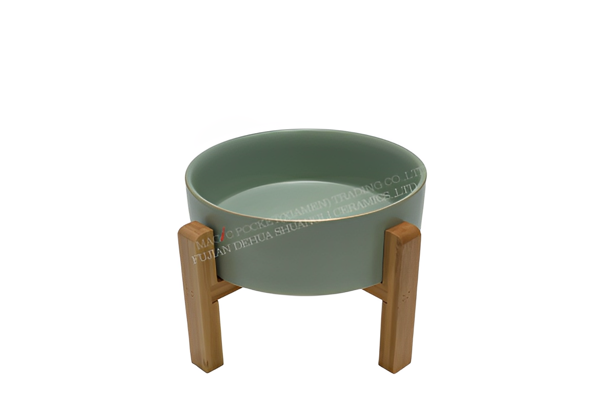 Green Phnom Penh Cat Bowl