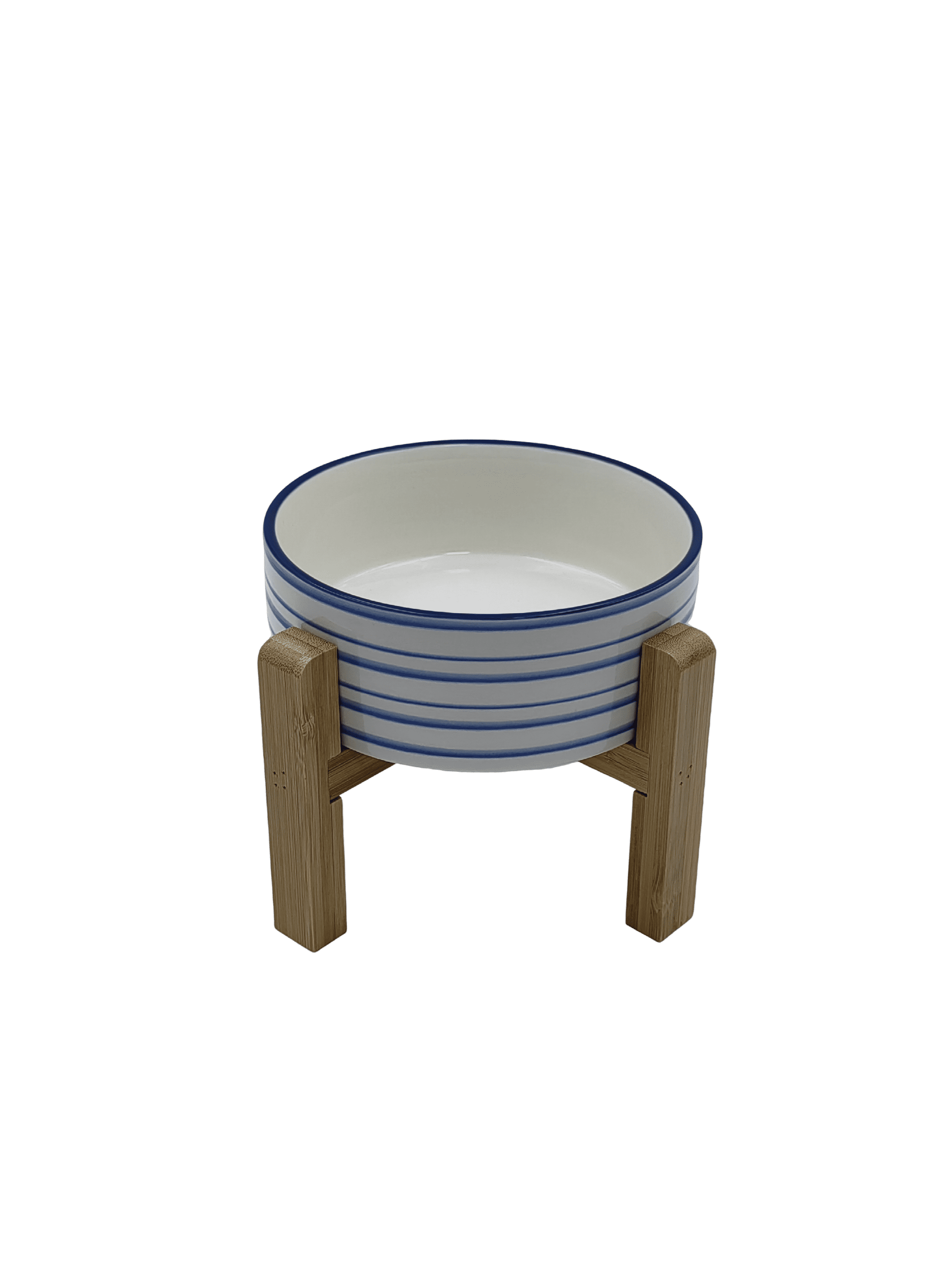 Silk screen classic series bowl with wooden stand